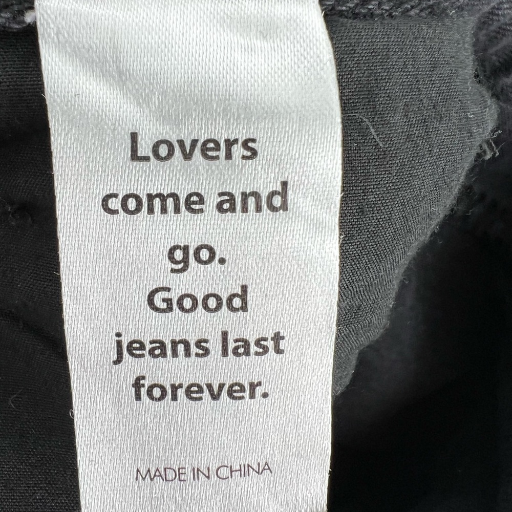 PACSUN BLACK HIGH RISE STRAIGHT RIPPED JEANS - Picture 9 of 10
